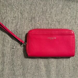 Coach Hot Pink Wristlet